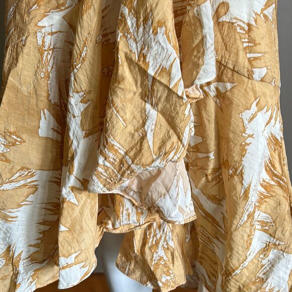 H&M Maxi Wrap Dress Myntra Beige Cream  Small - Picture 5 of 6